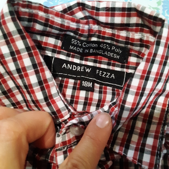 18 months 2 sweater vest and a dressy shirt - Picture 3 of 5